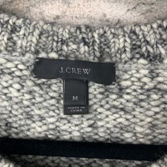 J.Crew. Marled colorblock-shoulder sweater Mohair - Picture 4 of 7